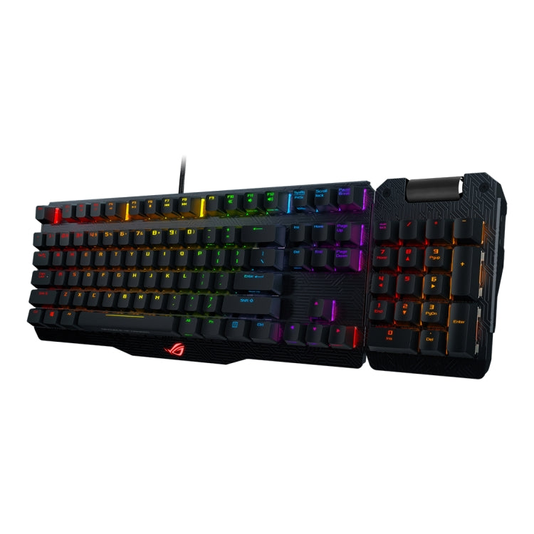 Tastiera da gioco ASUS Claymore USB 2.0 RGB retroilluminata staccabile cablata meccanica con interruttore nero con cavo staccabile, Claymore Tastiera da gioco ASUS Claymore USB 2.0 RGB retroilluminata staccabile cablata meccanica con interruttore nero con cavo staccabile, Claymore
